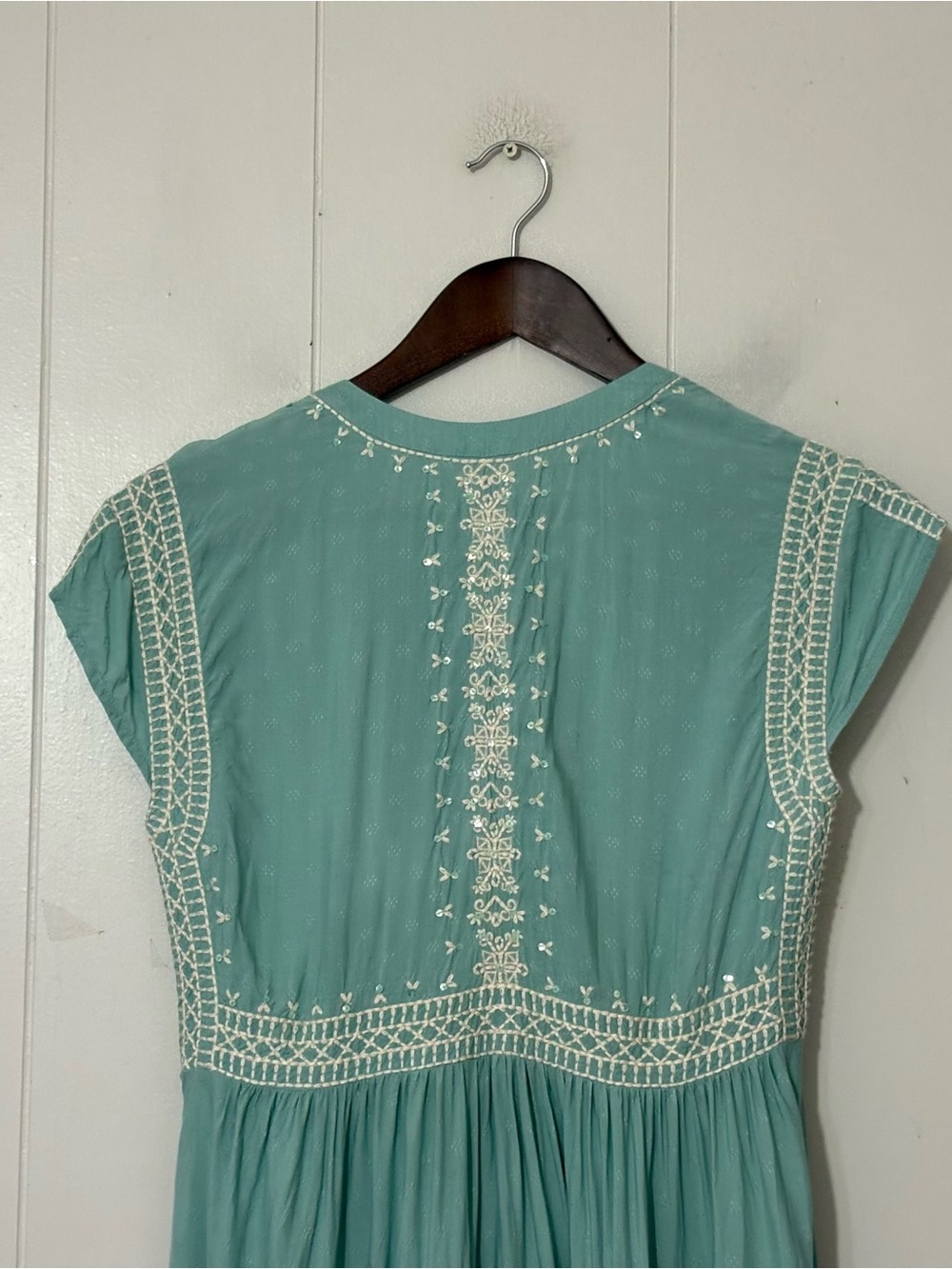 Sundance Aura  Embroidered Dress Size 2 Cottagecore Festival - Picture 6 of 8